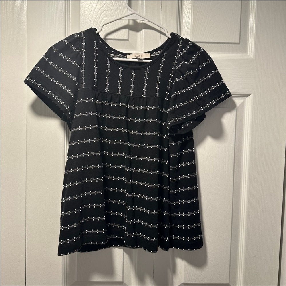 Striped Dot Top